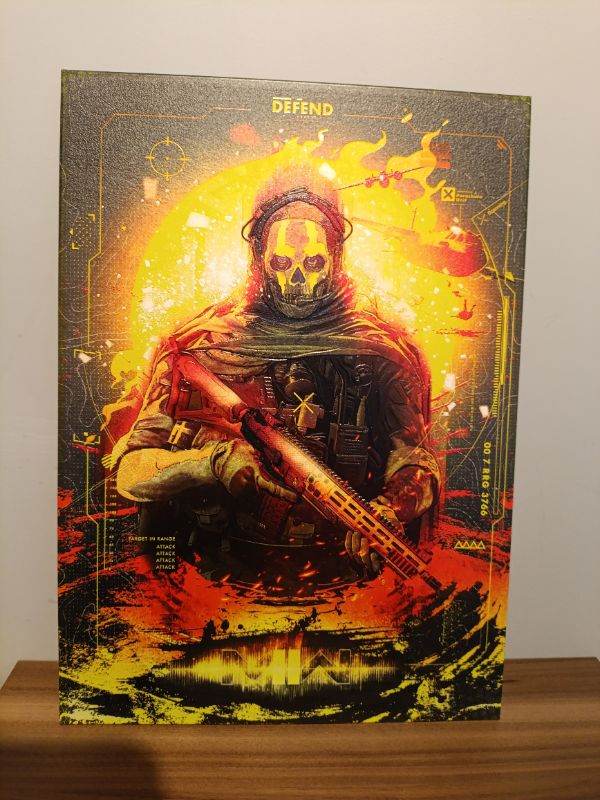 Displate Call of Duty "Defend" Metal Poster - Limited Edition
