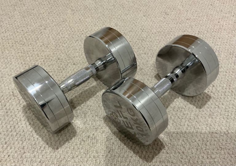 image for Chrome Dumbbells 2 x 10kg