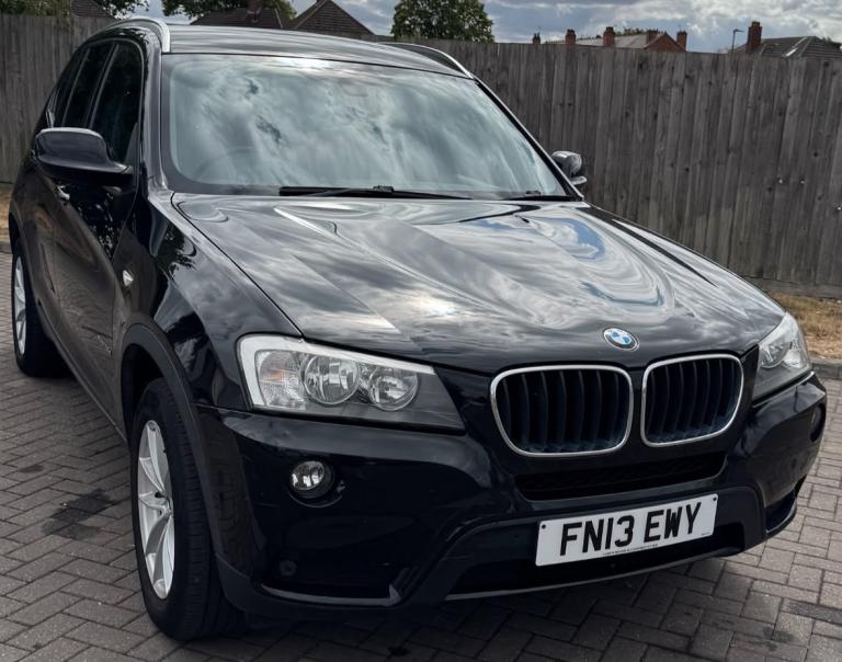 ** BMW X3 2013 2.0D SE Auto xDrive Black 12 Months MOT HPI Clear **