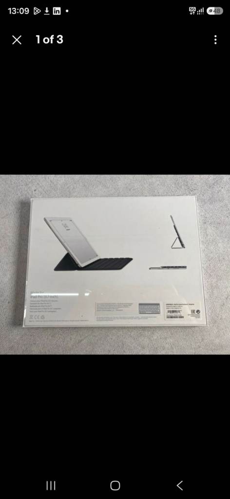 NEW Apple iPad Pro Smart Keyboard Folio - Black