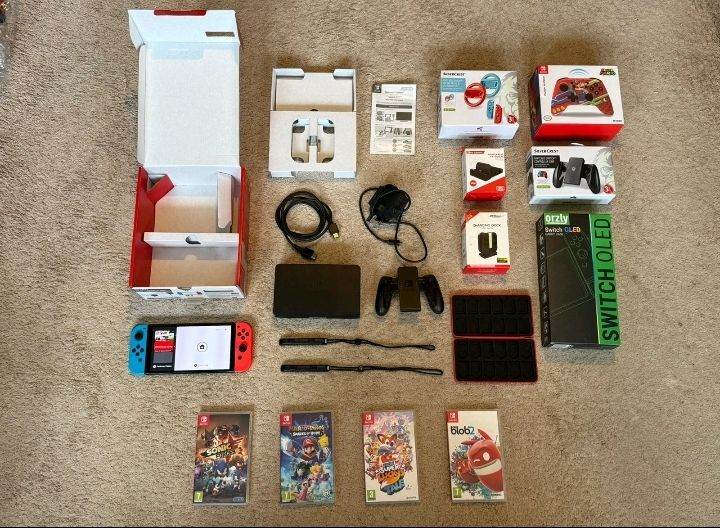 image for Nintendo Switch Oled 64gb Mega Bundle
