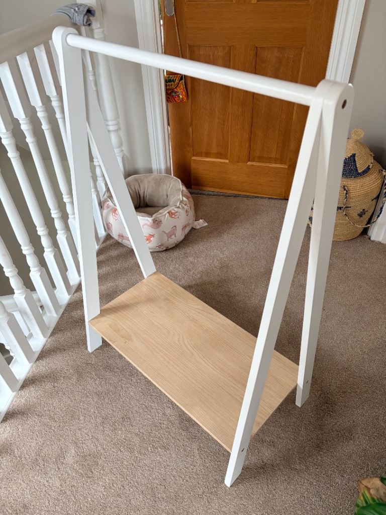 Clothing rail kids. Girls or boys room 