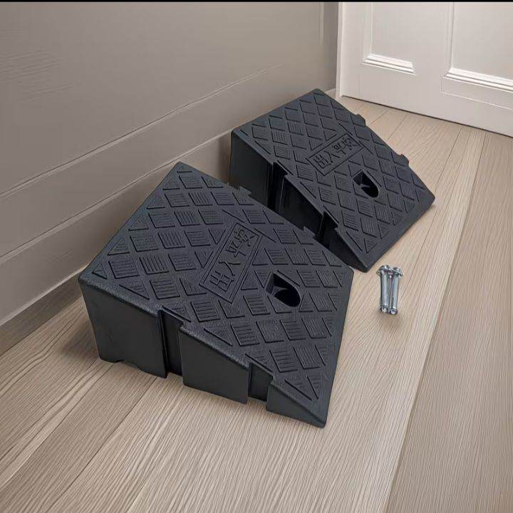 2 13cm height Car Vehicle Curbside Driveway Ramp Heavy Duty Wheelchairs Scooter Bike Motorcycle 