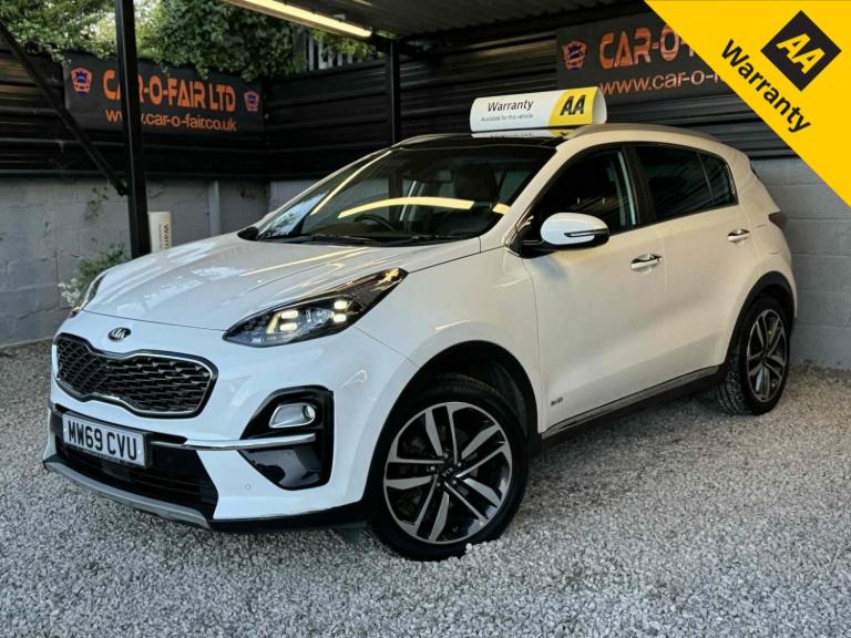 KIA SPORTAGE 1.6 CRDi EcoDynamics+ 4 White Auto Diesel Hybrid 2019+SAT-NAV+R-CAM