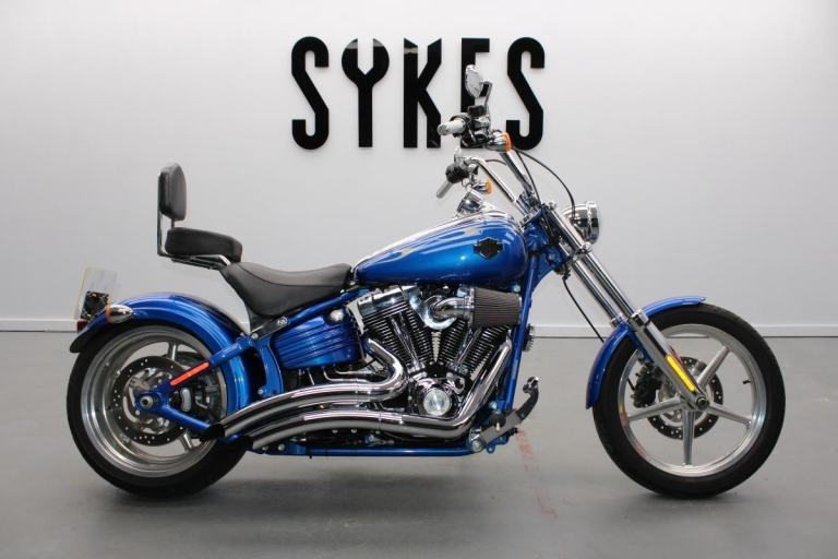 2008 Harley-Davidson FXCWC Softail Rocker C in Blue