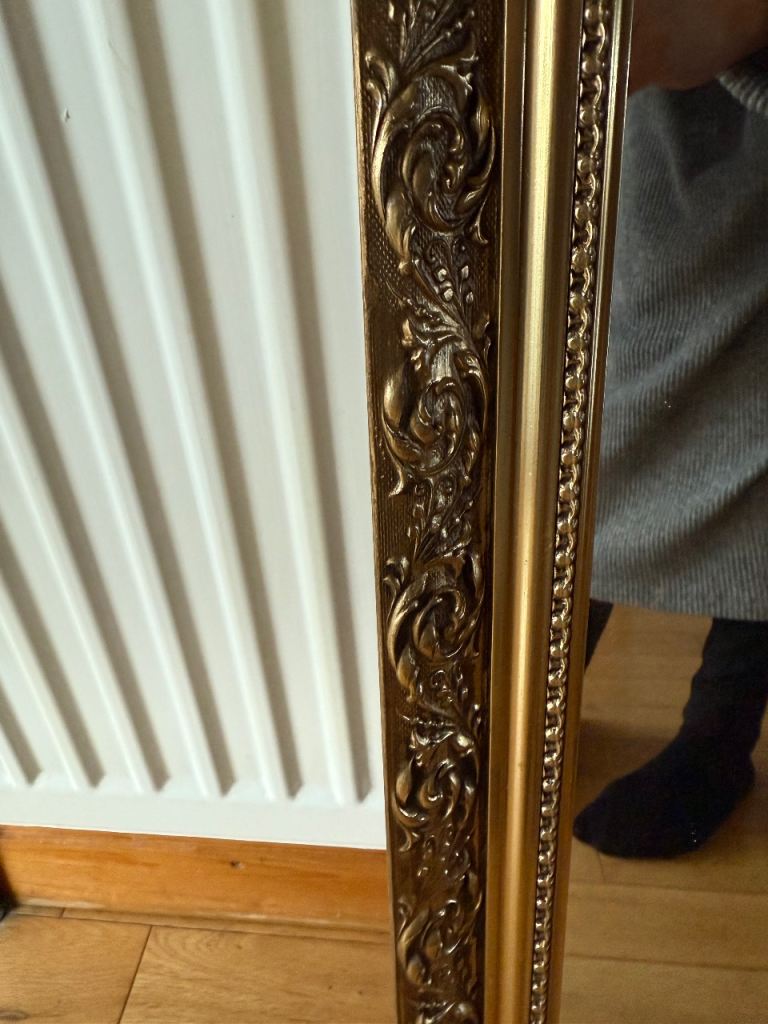 Good ornate framed mirror 