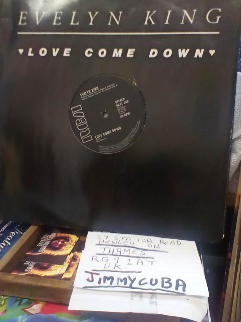 EVELYN KING , LOVE COME DOWN ,12 INCH VINYL EP.