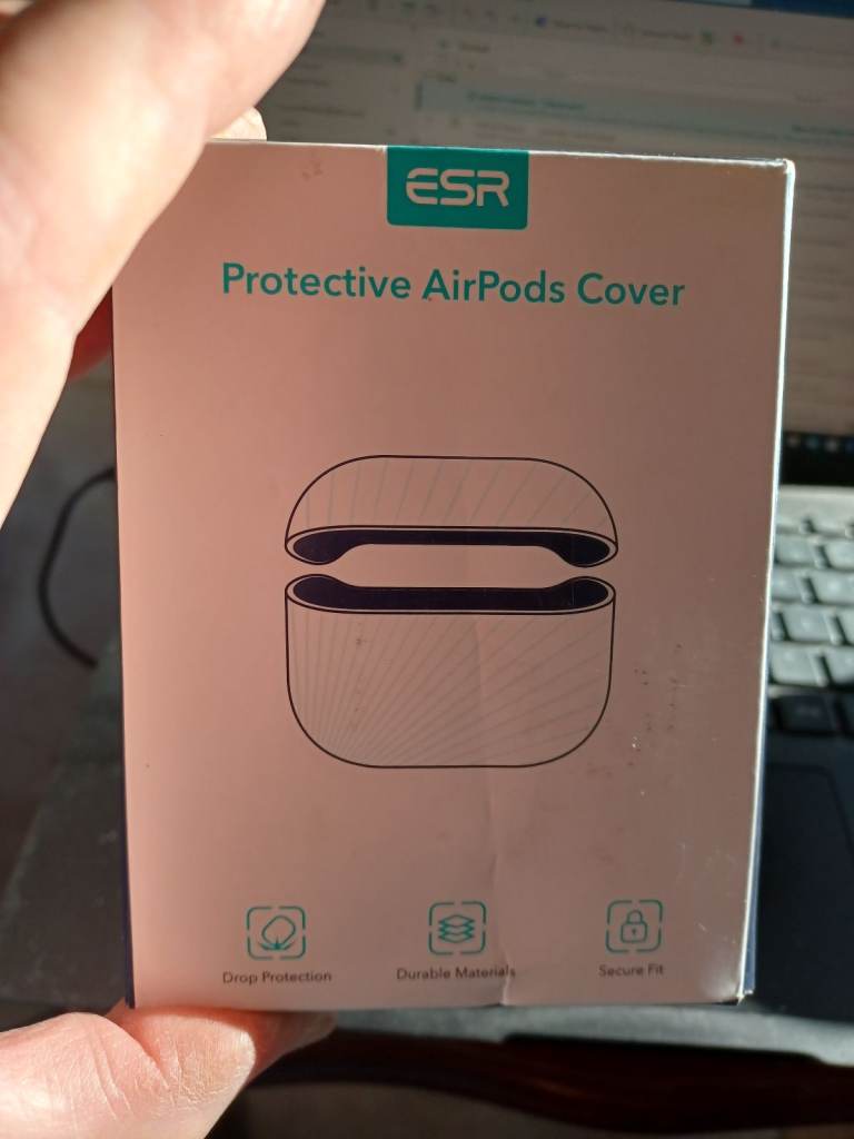 Protective Airpods Cover/Carry Case boxed as new.