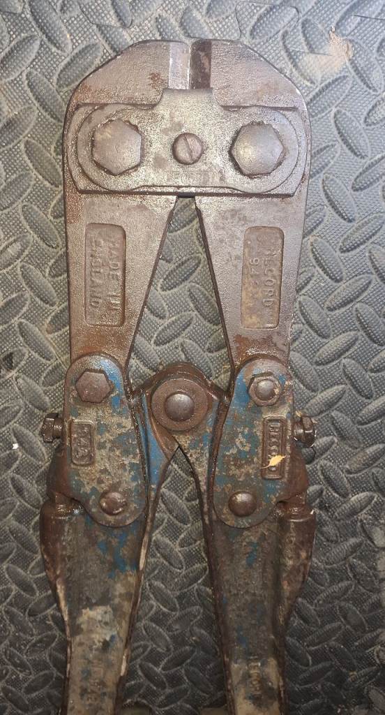 Vintage Record Bolt cutters 942H 42 inch long made in England