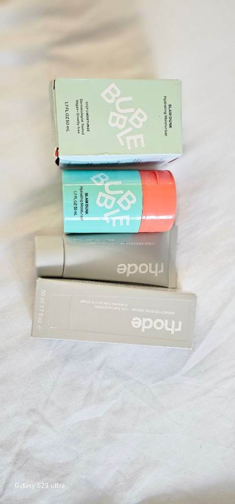 Bubble Slam Dunk Moisturizer & Rhode Lip Treatment - New