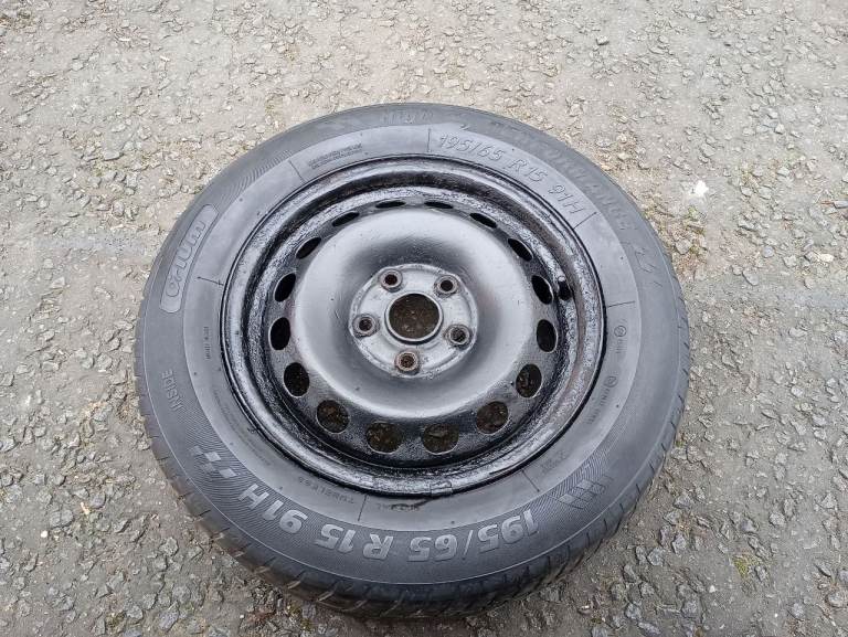 VW Caddy 15 Inch Steel Wheel + Tyre #5