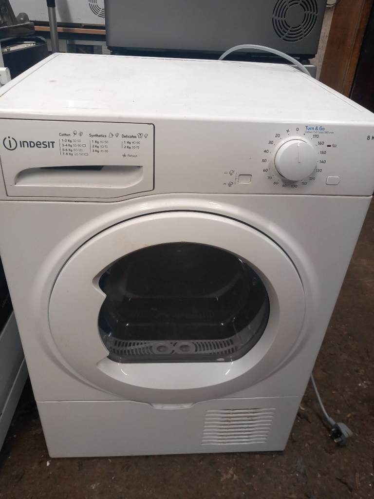 Indesit Tumble Dryer – White, Good Condition