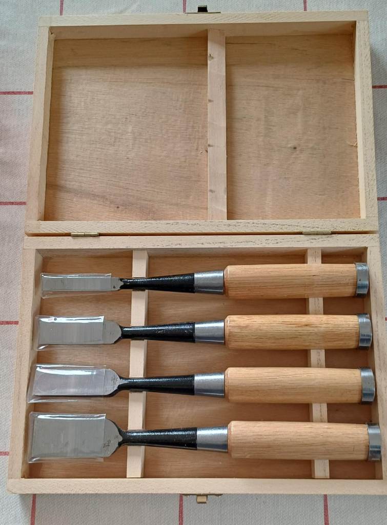 Japanese Chisels - Boxed Set of 4 by Westfalia