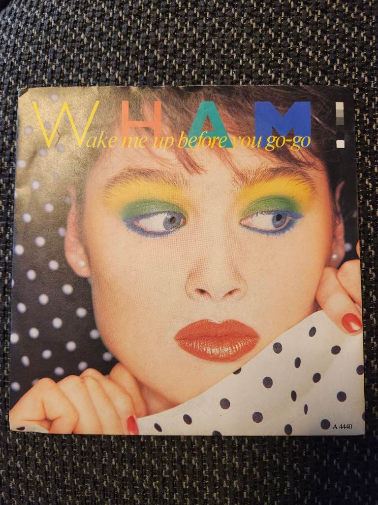 3 x WHAM 7" single vinyl for £20