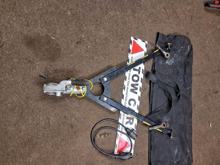 Towing a frame/dollie