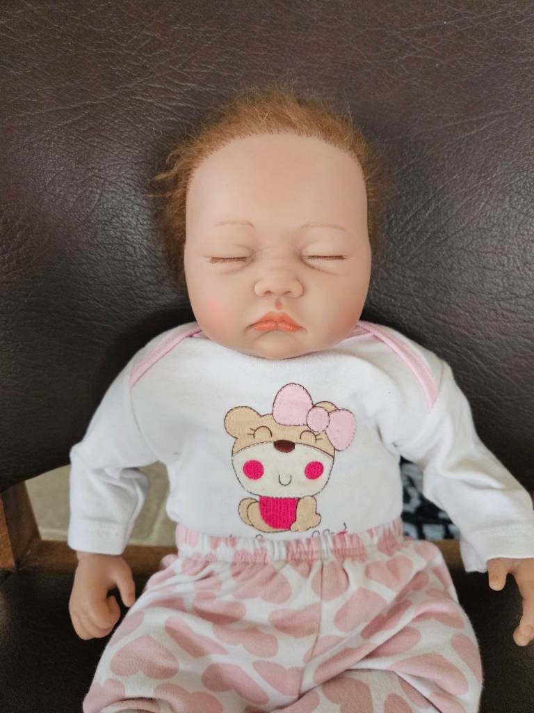 Reborn baby doll. Very lifelike.