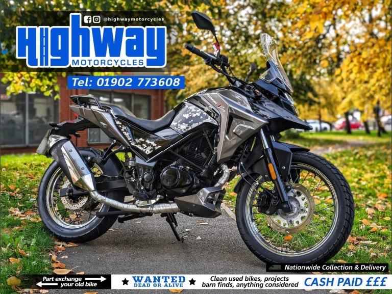 2019 Sym NHT 125 CBT Learner Legal Adventure Bike with 12 Months MOT