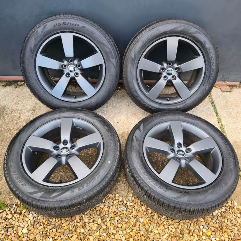 Genuine Land Rover Defender Alloy Wheels Style 5098 20" L663 Satin Grey