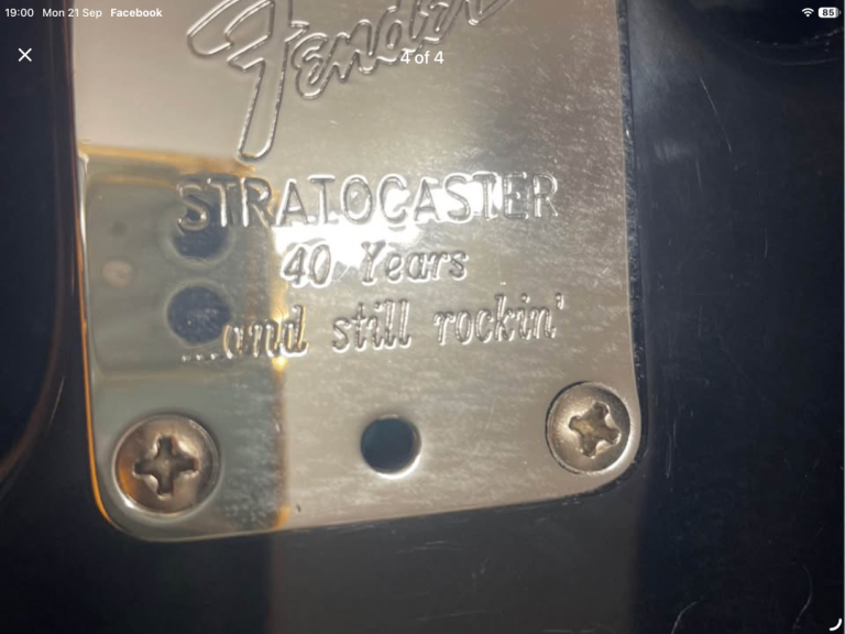 Fender Stratocaster 40th anniversary usa standard