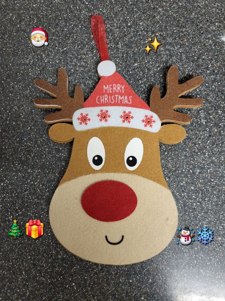 Light up reindeer light up Christmas decoration ruldolf brown red white