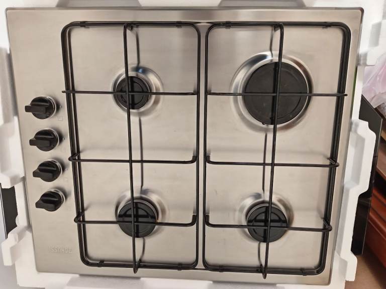 Zanussi ZGNN640W GAS Hob stainless steel 