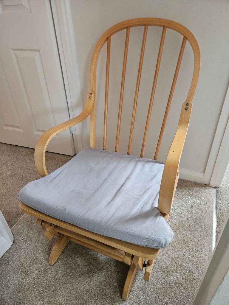 Wooden rocking chair