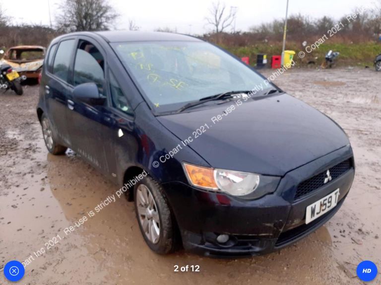 Mitsubishi colt 2009-13 breaking parts london