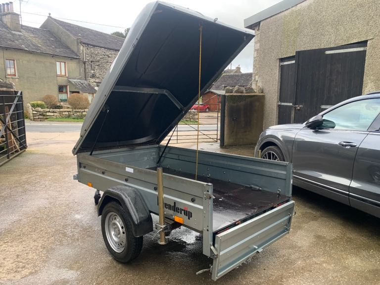 Brenderup  7x4 trailer removable hard top  camping  galvanised 
