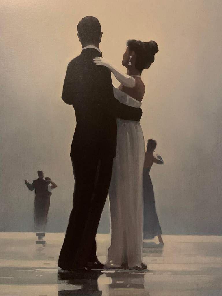 Beautiful 19”framed Jack Vettriano picture 1999 “Dance me to the end of love”