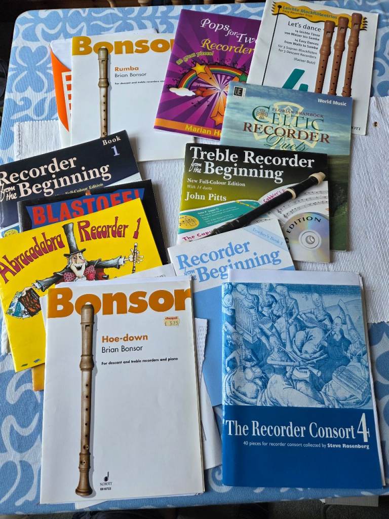 Recorder Sheet Music & Books - Various Titles