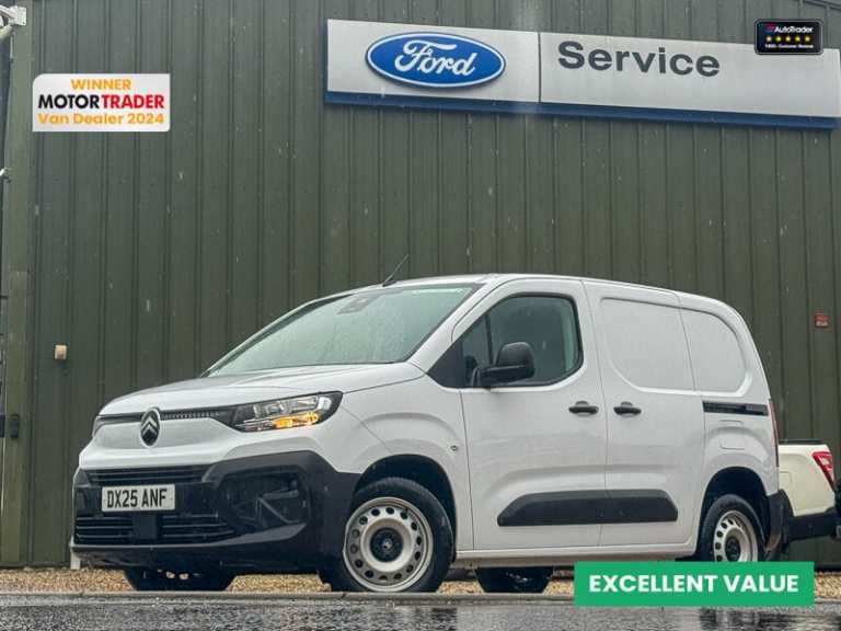 2025 Citroen Berlingo Petrol SWB L1H1 Low Roof Enterprise Air Con Sensors EURO 6 Panel Van Petrol...