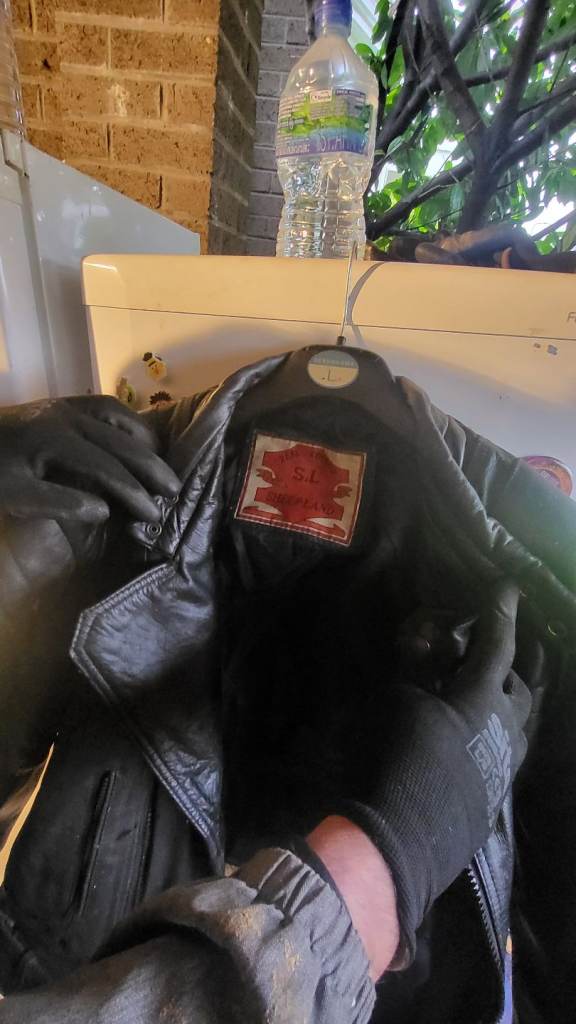 VINTAGE LEATHER BIKER JACKET