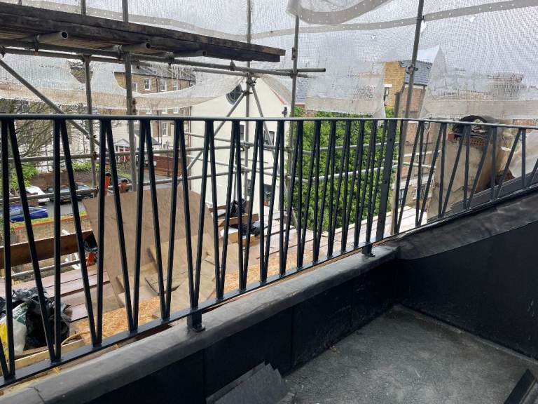 Black Metal Balustrade Fencing 