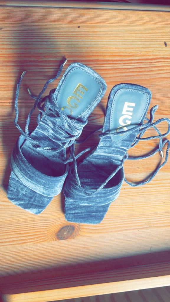 Blue Stilettos Brand New (Boxed)