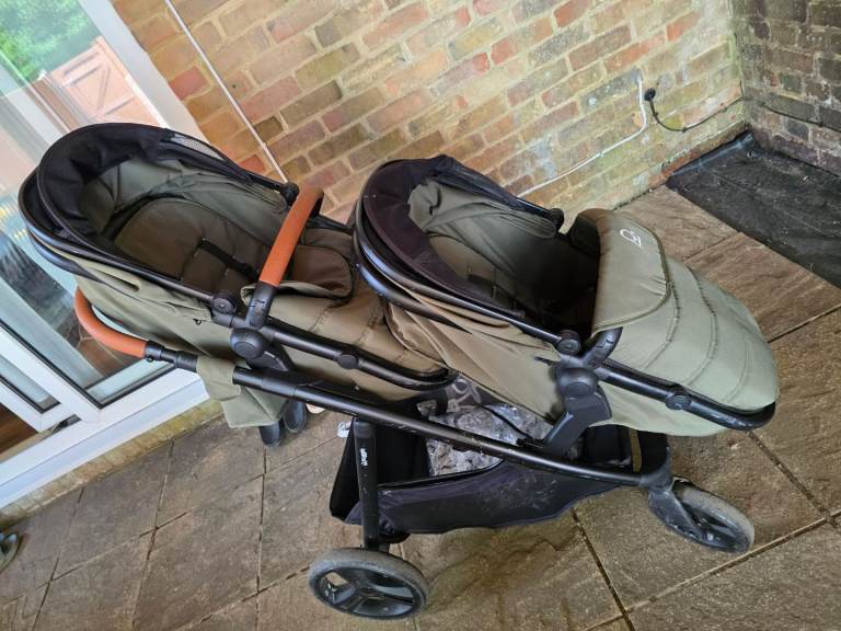 Puggle Memphis 2-in-1 Duo Double Twin Pram 