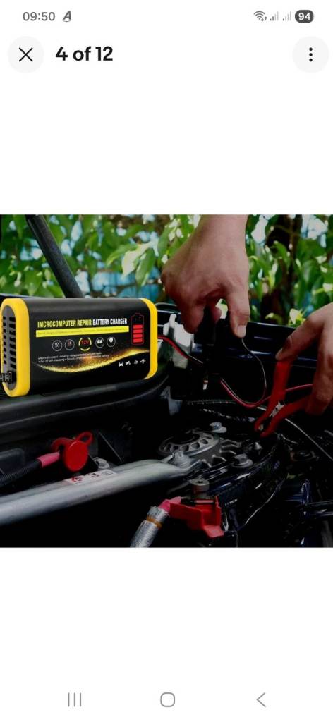12v 6a intelligent battery charger trickle charger 