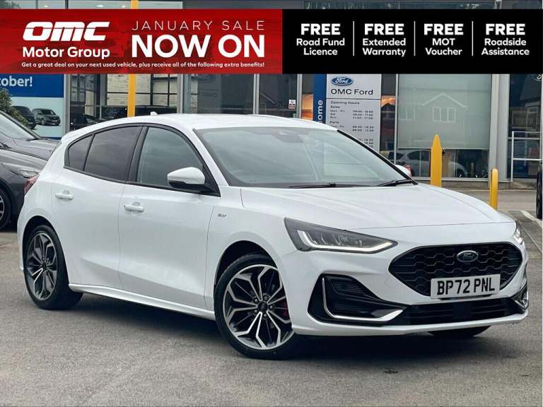 2023 Ford Focus 1.0 EcoBoost Hybrid mHEV 155 ST-Line Vignale 5dr HATCHBACK Petrol/Electric Hybrid...