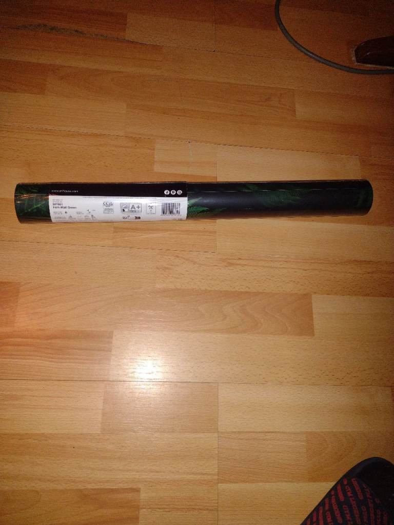3 Rolls of unopened Fern Wallpaper