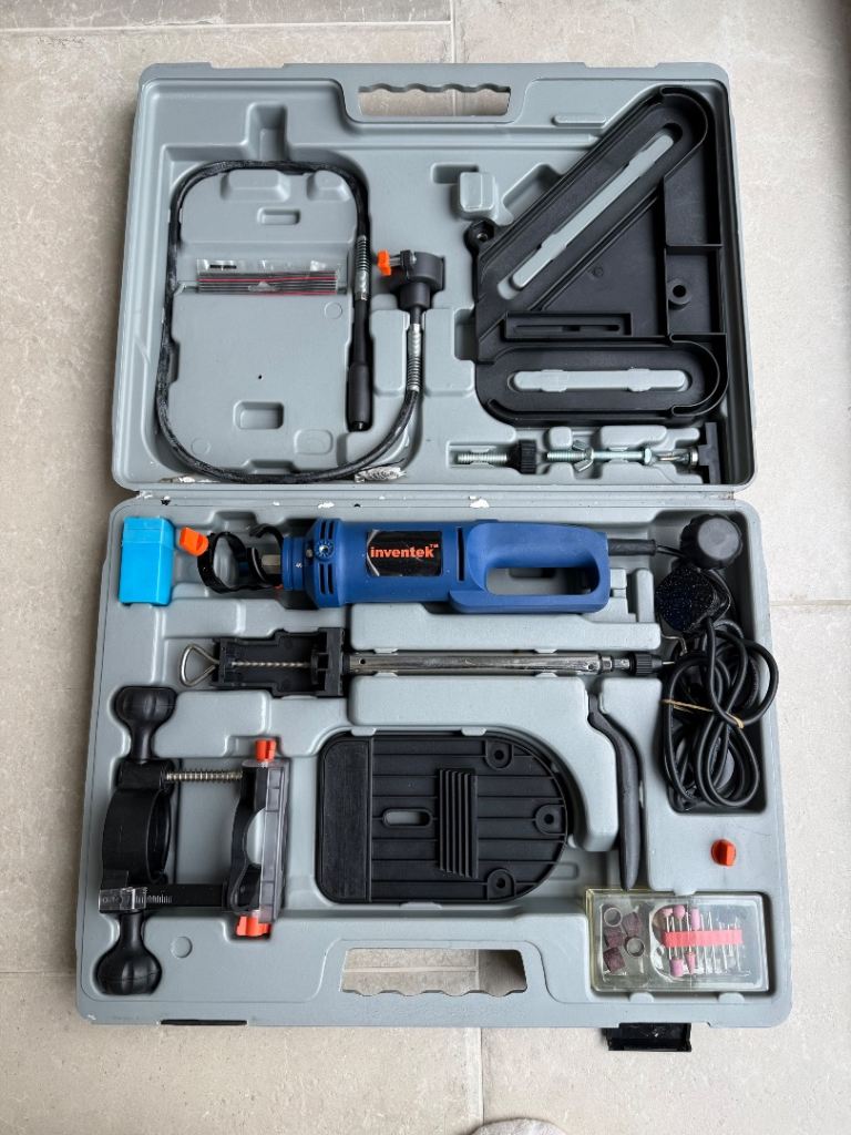 Inventek corded spiral saw kit