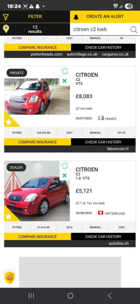 Citroen, C2, Hatchback, 2007, Manual, 1587 (cc), 3 doors