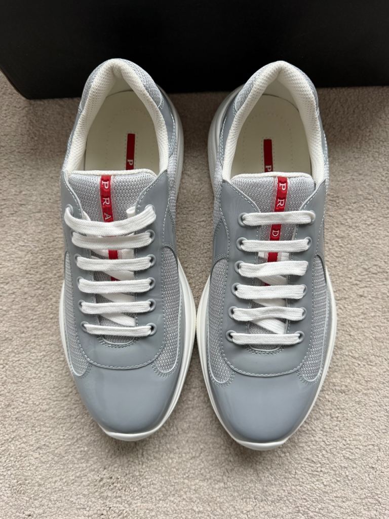image for Prada America cup Men’s trainers grey eu44 uk 9/10