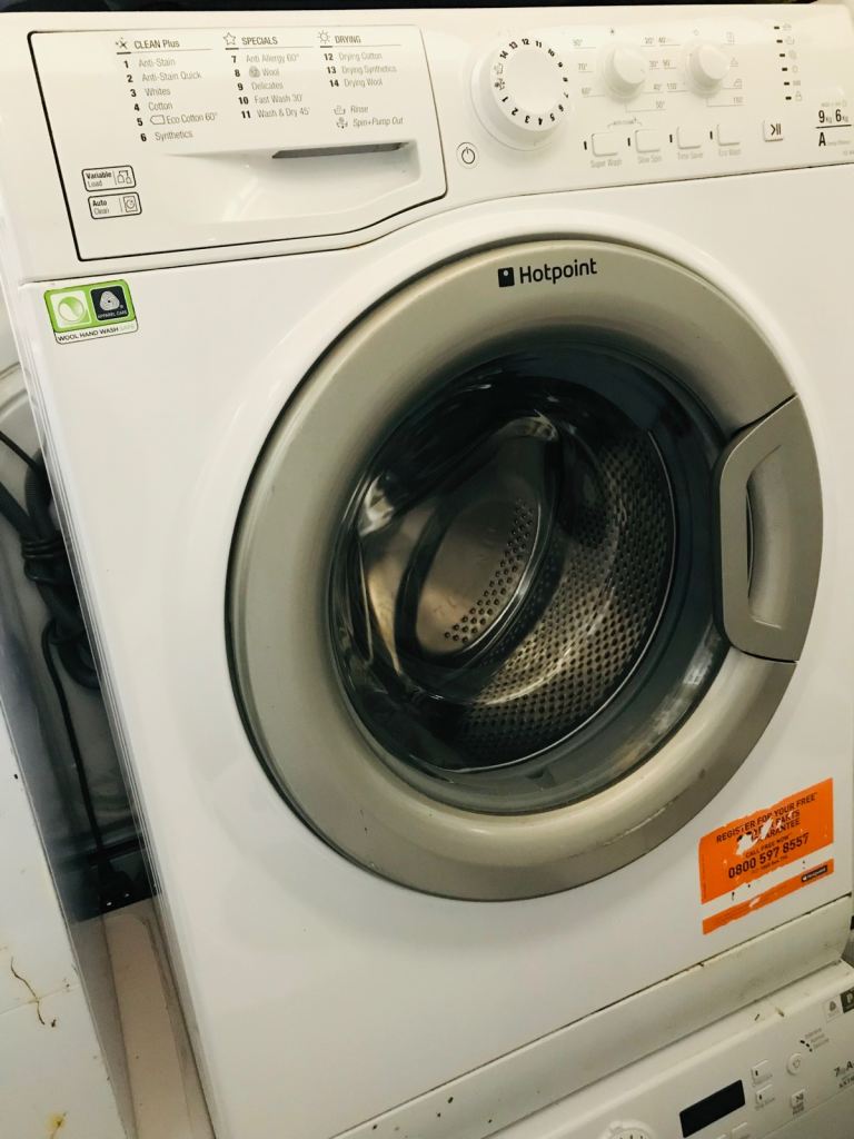 🚚 Hotpoint 9KG wash & 6KG  washer dryer can deliver £149