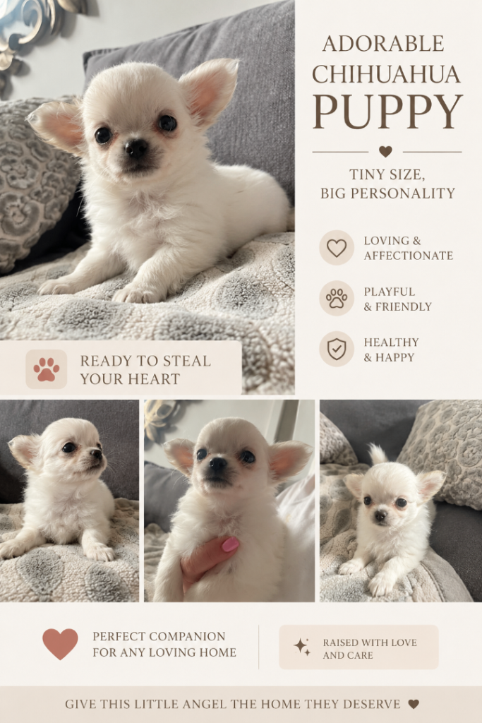 Long hair chihuahua 