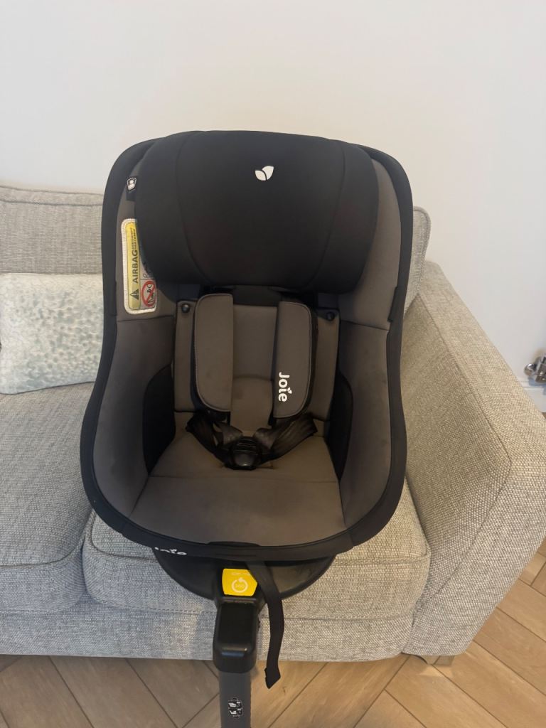 Joie 360 spin Car Seat - Black/Grey, Good Condition