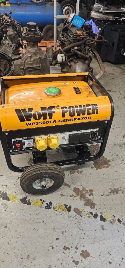 Wolf 3.5kw petrol generator 