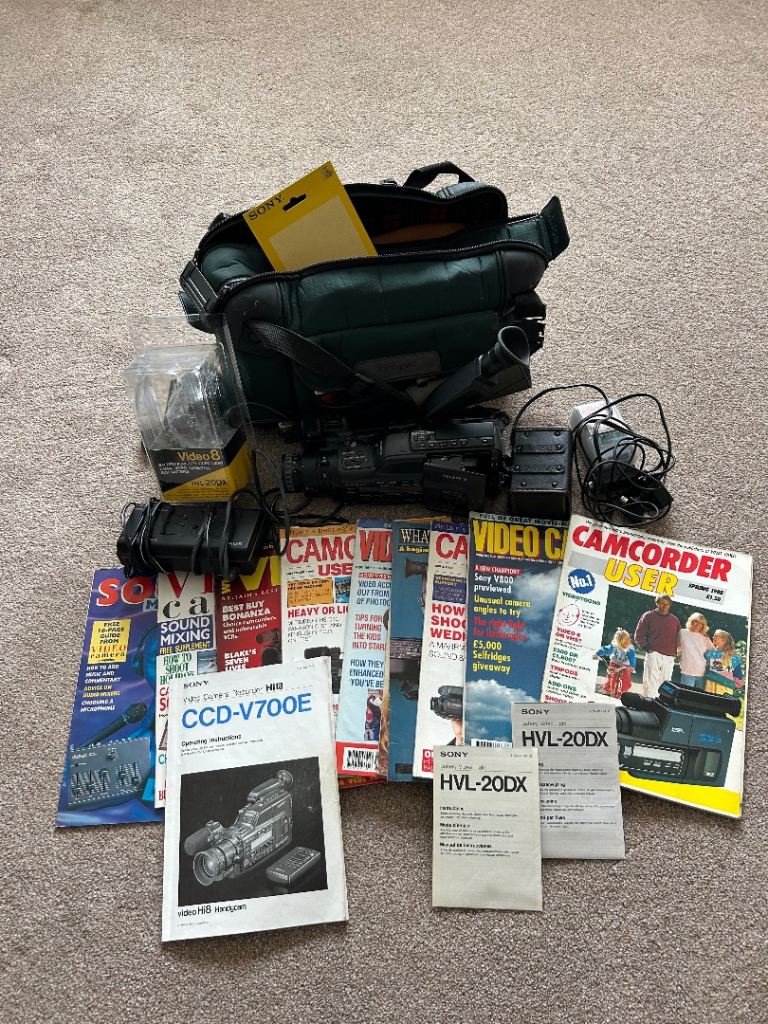 Sony handyman video 8 camcorder 