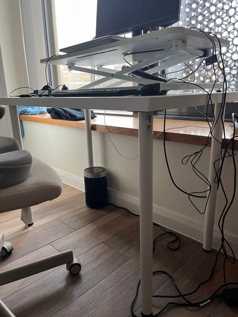 IKEA LINNMON/ ADILS Table, white, 100x60cm