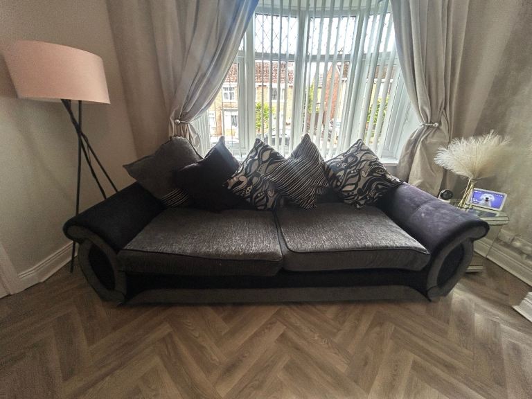 DFS 4 seated sofa and cuddle chair 