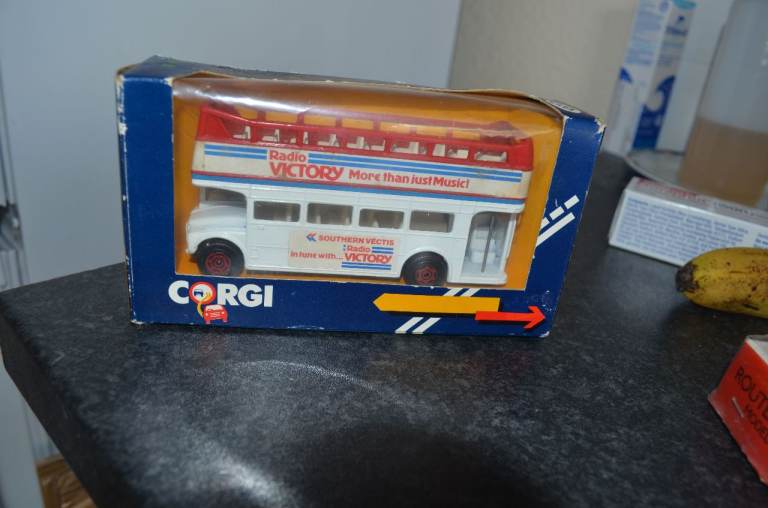 Corgi Double Decker Bus 'Radio Victory' Diecast Model - Boxed