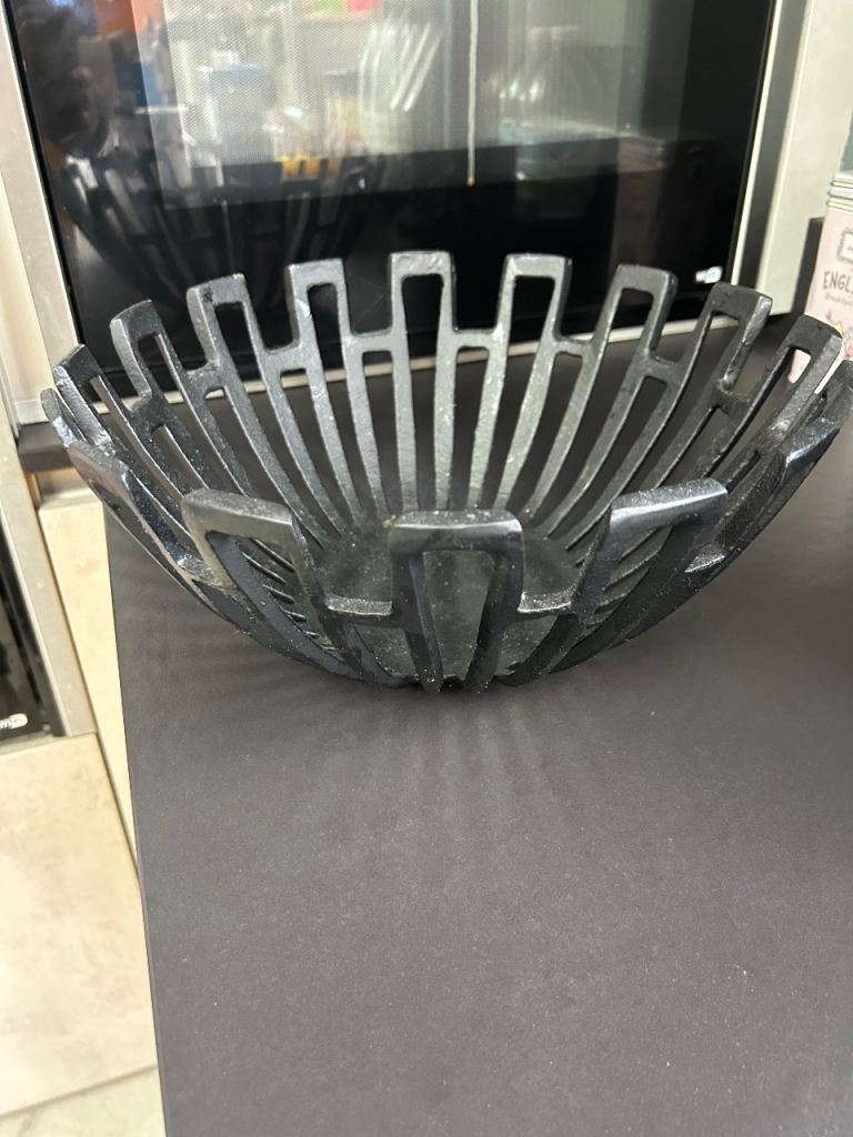 Decorative Metal Bowl - Good Condition